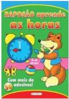 Raposão aprende as horas c/ adesivos 