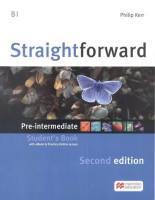 Straightforward Pre-intermediate Student´s Book And Ebook 