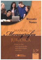 Manual da monografia jurídica 